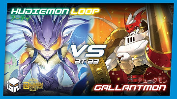 Hudiemon Loop vs Gallantmon [Digimon Card Game & TCG BT23]