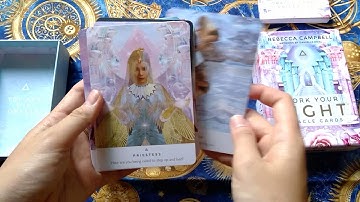 Work Your Light oracle deck unboxing and flip through
