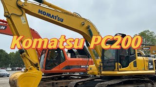 Used excavator Komatsu PC200 for sale in China. The price is cheap, pre-order as soon as possible. screenshot 5