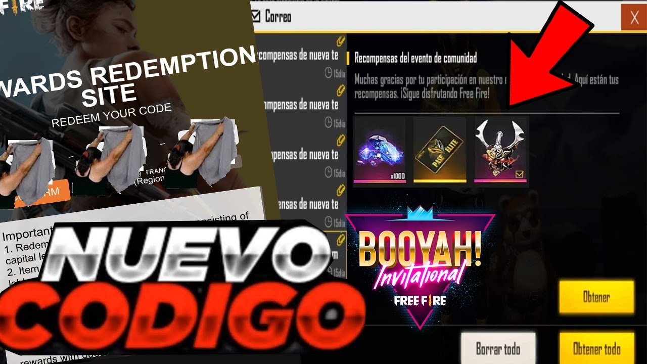 *POR FIN!🔥 NUEVOS CÓDIGOS OFICIALES ¡HOY! DE FREE FIRE CON ...