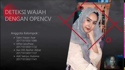 TUGAS UAS PCD (Pengolahan  Citra Digital) Deteksi wajah dengan openCV
