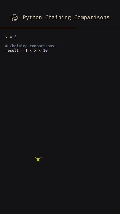 Chaining comparisons in Python!π₯ - YouTube