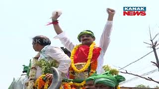 Bhubaneswar BJD MP Candidate Manmath Routray Reach Khordha Collector Office To File Nomination