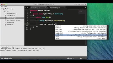 C# in Sublime on OSX