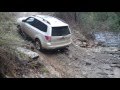 SH Subaru Forester XT river crossing and small steep hill climb off road