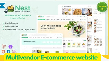 Nest - Multivendor Organic & Grocery Laravel eCommerce