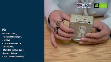 AAEON Demonstration of Its Compact Fanless Embedded BOX PC Based on NVIDIA