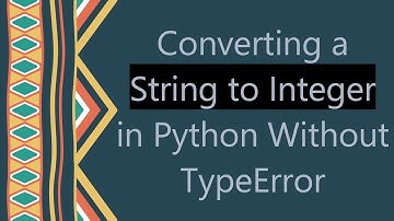 Converting a String to Integer in Python Without TypeError