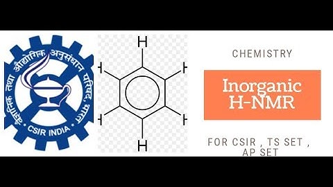 CSIR -NET , UGC , UPSC , TS -SET ,AP- SET CHEMISTRY CLASS, PROTON NMR OF INORGANIC COMPLEXES 2