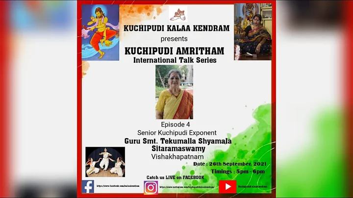 Kuchipudi Amritham Episode - 4, presents, Guru Smt...