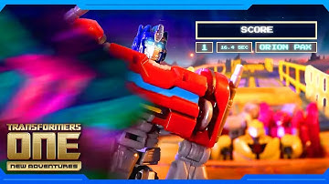 Runaway Train | Transformers One: New Adventures | S001 | E002 | Hasbro Pulse
