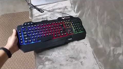 HAVIT HV-KB558CM LED Backlight Gaming Keyboard & Mouse | Gift For Gamers