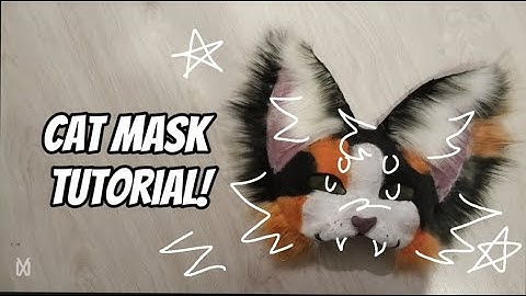 THERIAN CAT MASK TUTORIAL 😸 #therian #theriangear #therianmask #catmask #furry