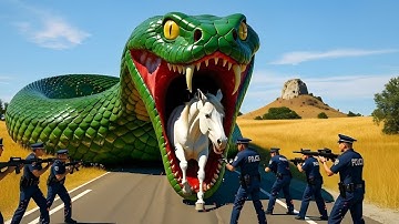 Brave Heroes Save Autistic Horse From Deadly Giant Mutant Python
