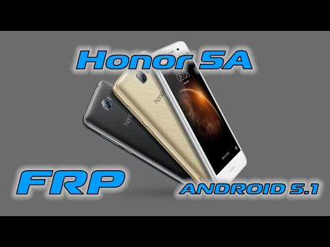 FRP Honor 5A (LYO-L21) Сброс гугл аккаунта Android 5.1