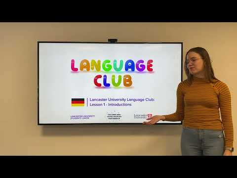 Lancaster University Language Club - German Lesson 1: Introductions