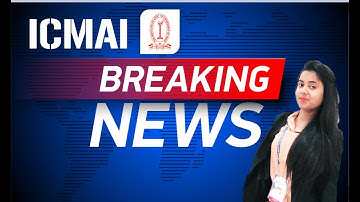 CMA JUNE 2020 EXAMINATION NOTIFICATION BY ICMAI