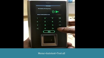 eSSL F21 Autotest Option