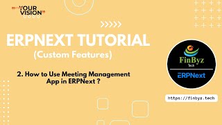 2. How to Use Meeting Management App in ERPNext  | #erpnext #erpsoftware #erpnexttutorial screenshot 2