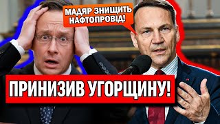 Сікорський поставив на місце Угорщину: "Мадяр знищить нафтопровід!"
