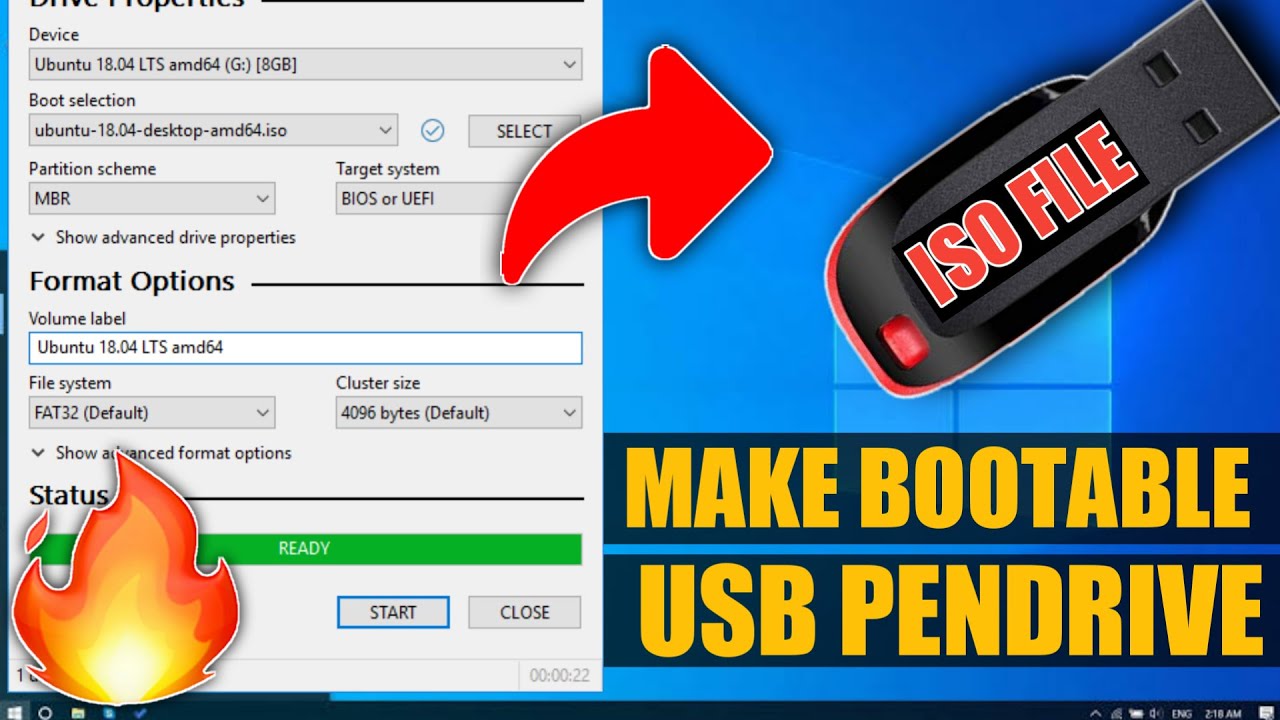 Make bootable USB How to make a windows 10 bootable USB flash drive
