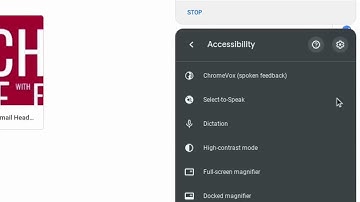 Accessibility Tools on Chromebooks | Dictation and Text to Speech