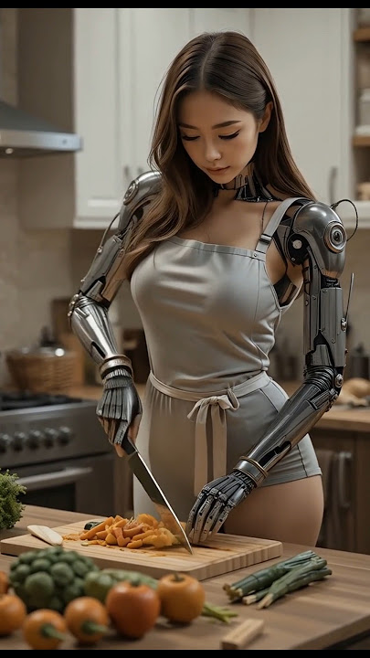 Housekeeper humanoid robot.