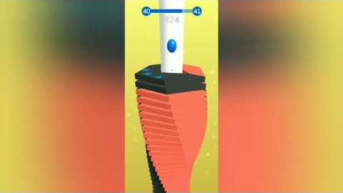 Stack Ball Level 40 | Blast Through Platforms | A4 Tech Live