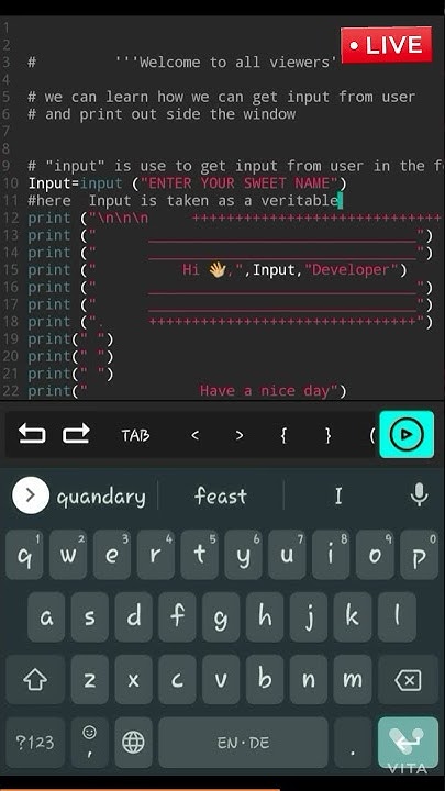 Hello world in python language | input output | get input python ... image.