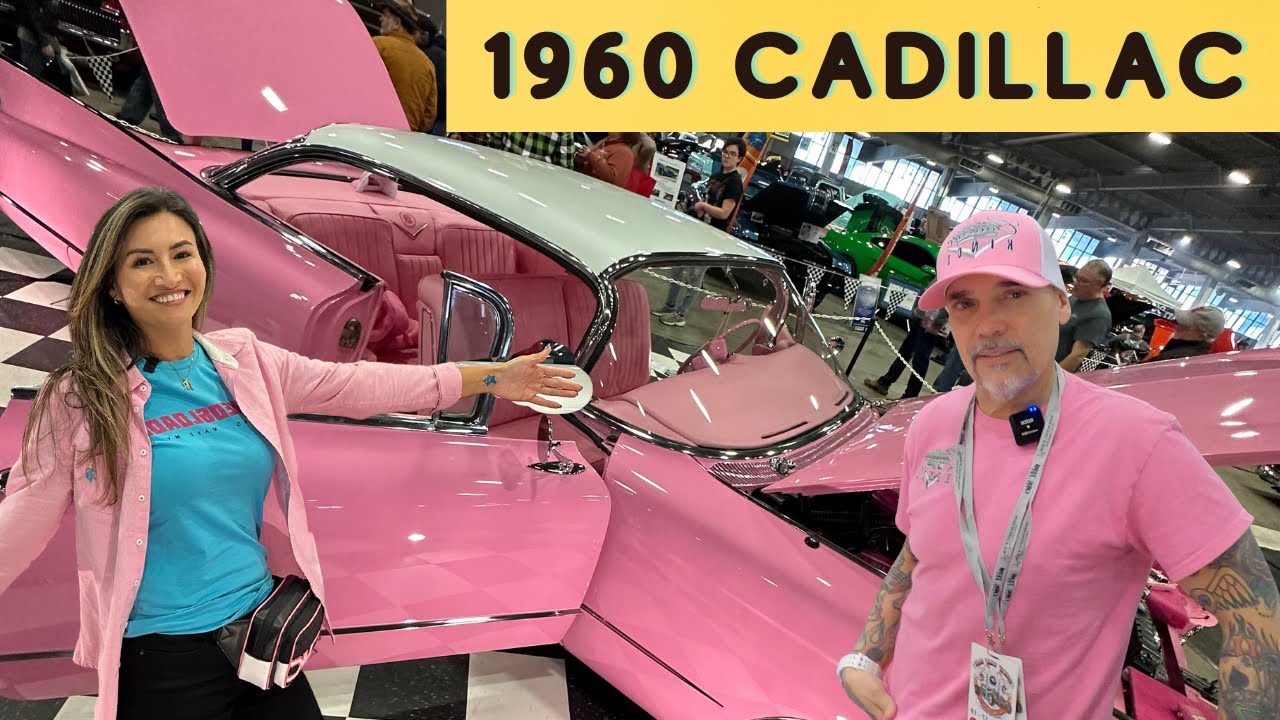 THE PINK PANTHER 1960 CADILLAC RESTOMOD BEAUTIFUL CLASSIC SHOWSTOPPER CAR ON AIR RIDES