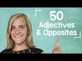 50 german adjectives  opposites  a2 with jenny