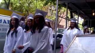 New York girls did their High School Diploma