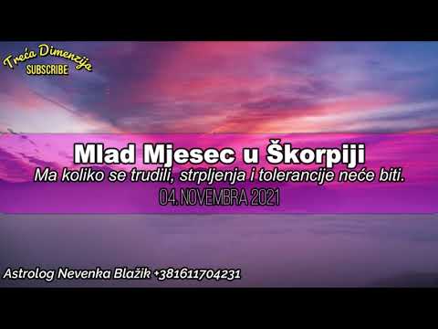 Video: Mladi mjesec novembar 2021