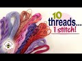 I compare ten different hand embroidery threads! Pros and cons of each