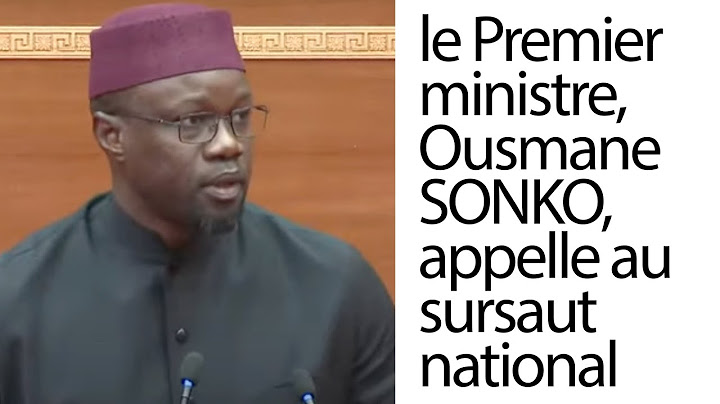Rapport de la Cour des comptes : le Premier ministre, Ousmane SONKO, appelle au sursaut national