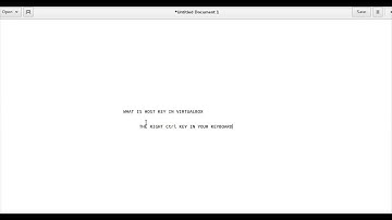 what you mean by  host key in virtualbox