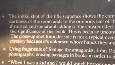 Se7en title sequence Fincher