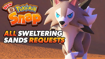 New Pokémon Snap All Sweltering Sands Requests Guide | Voluca Island