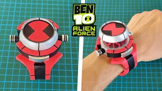 How To Make Ben 10 Alien Force Albedo's Omnitrix + Template | DIY Ben 10 watch