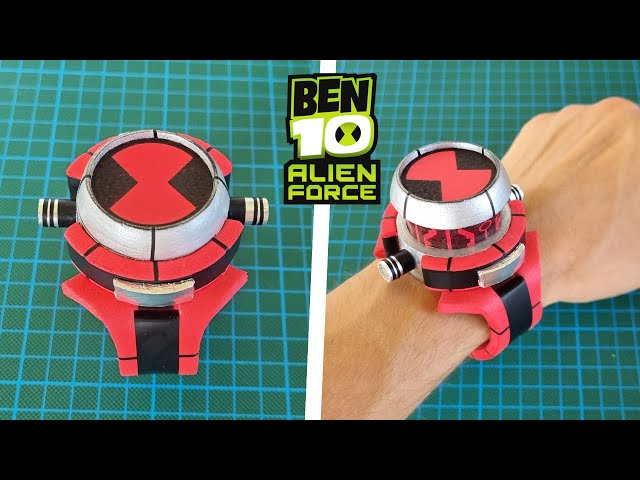 How To Make BEN 10 Race Against Time Omnitrix +FREE TEMPLATE | DIY  Functional Alien Watch Cosplay - YouTube