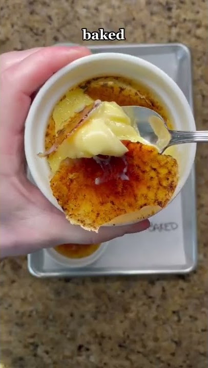 baking crème brulée