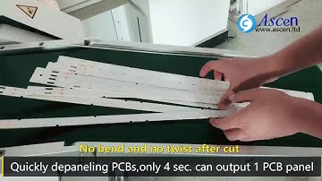 PCB cutting machine quickly depaneling multi PCB panel