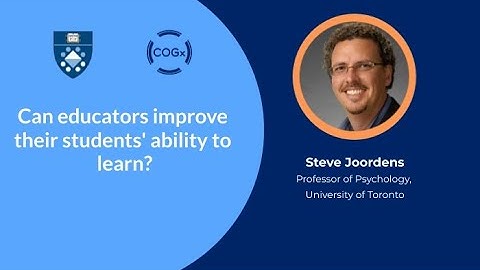 Steve Joordens: Can educators improve their students