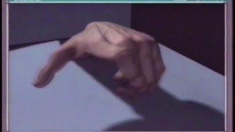 Alias Siggraph Stagereel (1994) - Advanced hand and smoke CGI animation