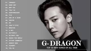 Best Of  G Dragon Songs   권지용 최신 인기가요 노래모음 연속듣기 뮤맵