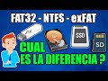 FAT32 vs NTFS vs exFAT / Cual Es La Diferencia  / Que Formato Elegir ?