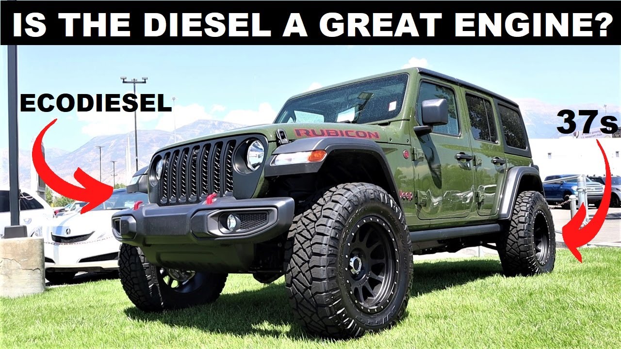 Lifted 2022 Jeep Wrangler Rubicon EcoDiesel: Is This The Wrangler Package  To Buy? - YouTube