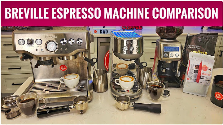 Breville Barista Express vs Breville Bambino Espresso Machine