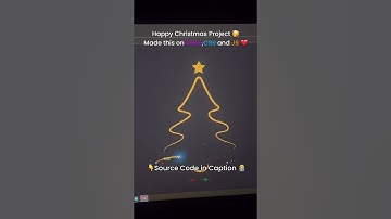 Christmas Tree using Html,Css and Javascript #viralvideo #html #css #todayviralvideo #christmas