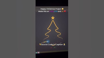 Christmas Tree using Html,Css and Javascript #viralvideo #html #css #todayviralvideo #christmas
